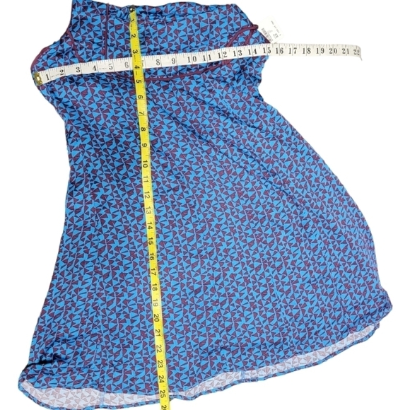 Free People | Kai Printed Mini Dress in colour Blue Combo - Picture 10 of 10